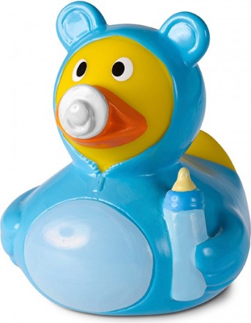 M131138 Schnabels® Squeaky Duck Baby light blue