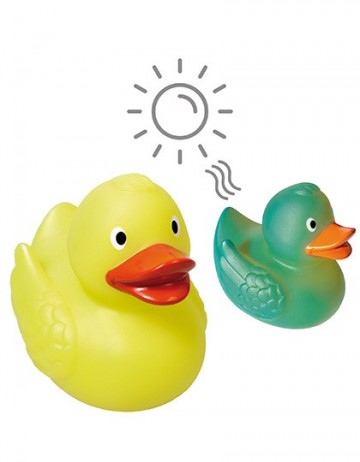 M131280 Schnabels® Squeaky Duck UV-Colour Change yellowgreen