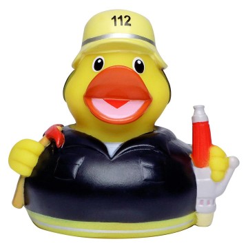 M132041 MBW Schnabels® Squeaky Duck Fire Fighter