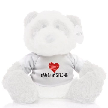 M140902 MBW T-shirt bedruktg met #westaystrong