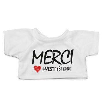M140906 MBW T-shirt met bedrukking Merci
