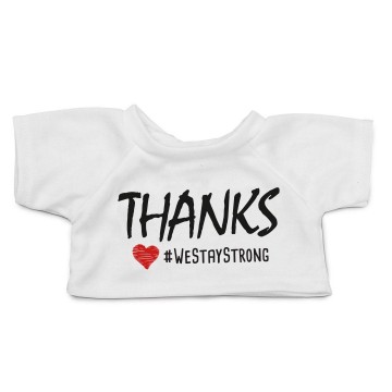 M140907 MBW T-shirtje met Thanks