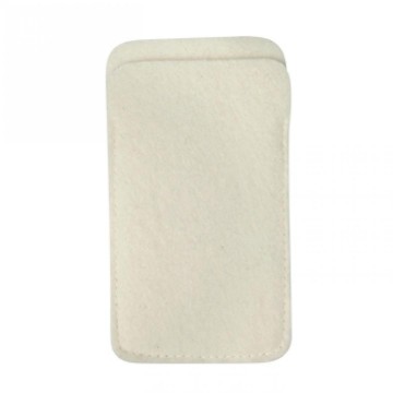 M144110 MBW Smartphone zakje van vilt gebroken wit