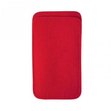 M144110 MBW Smartphone zakje van vilt rood