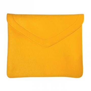 M144150 MBW Laptoptas van vilt geel