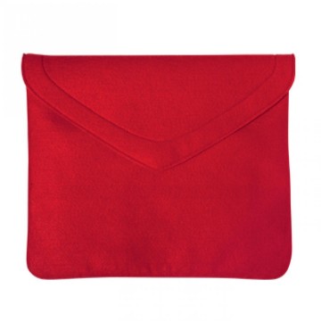 M144150 MBW Laptoptas van vilt rood