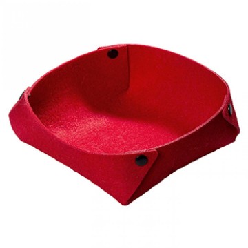 M144188 MBW Viltenmand met drukknopen rood