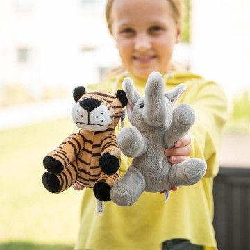 M160030 MBW MiniFeet® Zoo Animal Elephant Linus