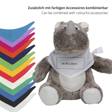 M160263 MBW MiniFeet® Plush Rhino Leif