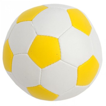 M160550 MBW MiniFeet® Zachte voetbal wit geel