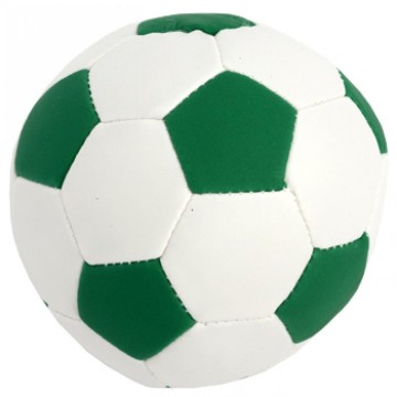 M160550 MBW MiniFeet® Zachte voetbal wit groen