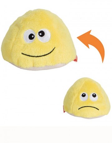 M160763 MBW Schmoozies® 2Face HappySad yellow