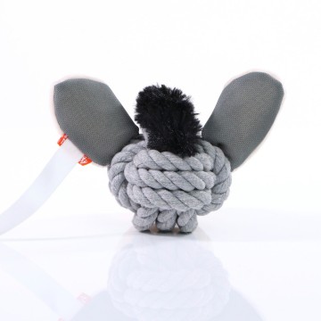 M170020 MBW MiniFeet® Dog Toy Knotted Animal Donkey ack