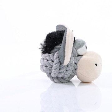 M170020 MBW MiniFeet® Dog Toy Knotted Animal Donkey side