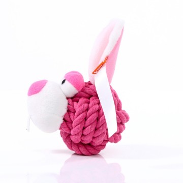 M170021 MBW MiniFeet® Dog Toy Knotted Animal Rabbit side