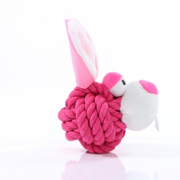 M170021 MBW MiniFeet® Dog Toy Knotted Animal Rabbit side