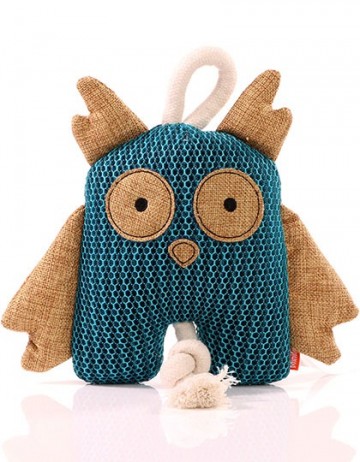 M170030 MBW MiniFeet® Dog Toy Owl blue