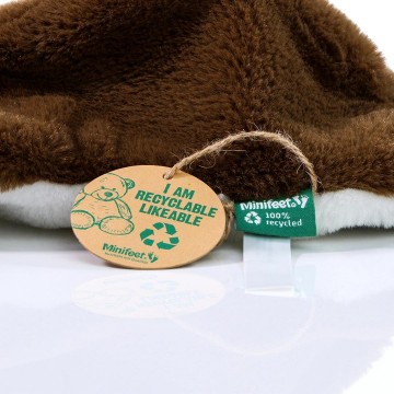 M170040 MBV MiniFeet® Dog Toy Recycel Beaver