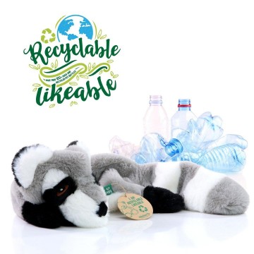 M170041 MBW MiniFeet® Dog Toy Recycel Raccoon