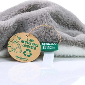 M170041 MBW MiniFeet® Dog Toy Recycel Raccoon