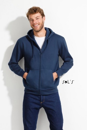 47800 Sol's Seven heren sweater jack met kap