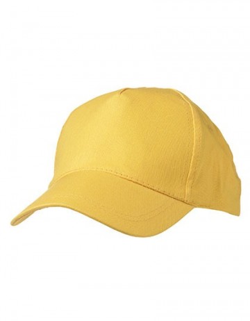 Myrtle Beach 5 panel promo cap MB001 goudgeel