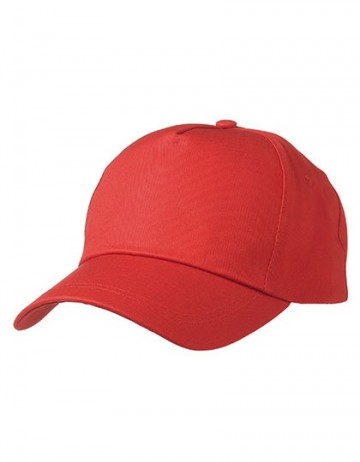 Myrtle Beach 5 panel promo cap MB001 signaalrood