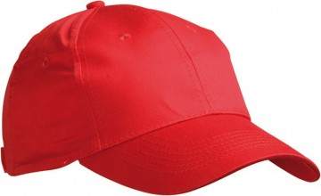Myrtle Beach 6 panelen Promo cap MB003 signaalrood