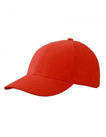 Myrtle Beach 6 panel cap lamineted MB016 grenadinerood
