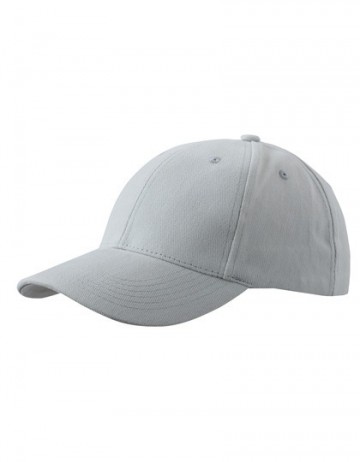 Myrtle Beach 6 panel cap lamineted MB016 lichtgrijs