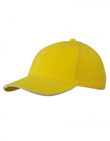 Myrtle Beach 6 panel Sandwich cap MB024 zongeel-wit