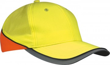 Myrtle Beach  Neon Reflex cap MB036 neongeel neonoranje