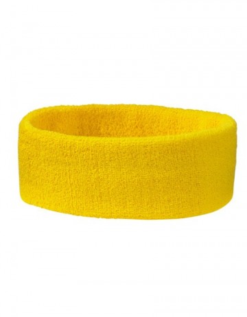 Myrtle Beach badstof hoofdband MB042 goudgeel