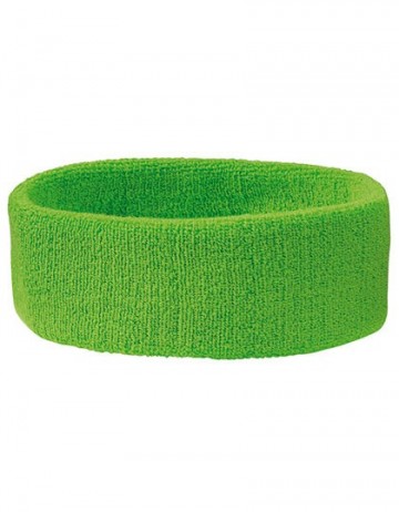 Myrtle Beach badstof hoofdband MB042 limoengroen