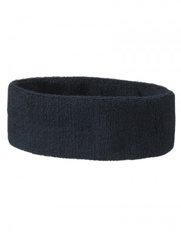 Myrtle Beach badstof hoofdband MB042 marineblauw