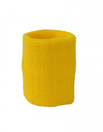 Myrtle Beacht badstof polsband MB043 goudgeel