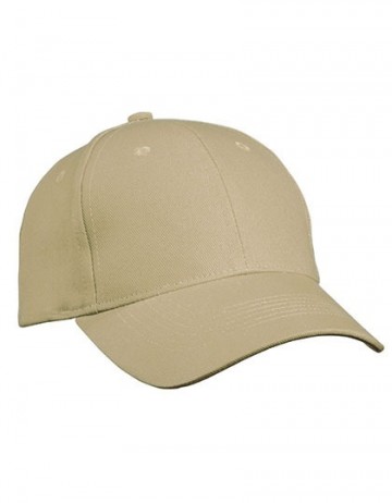 Myrtle Beach 6 panel Cap heavy cotton MB091 beige