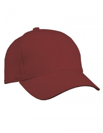 Myrtle Beach 6 panel Cap heavy cotton MB091 bourgognerood
