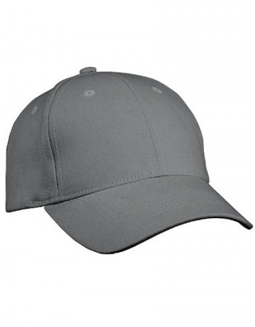 Myrtle Beach 6 panel Cap heavy cotton MB091 donkergrijs