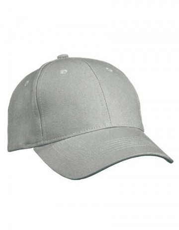 Myrtle Beach 6 panel Cap heavy cotton MB091 lichtgrijs