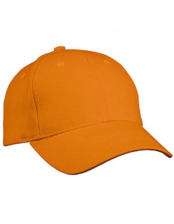Myrtle Beach 6 panel Cap heavy cotton MB091 oranje