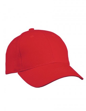 Myrtle Beach 6 panel Cap heavy cotton MB091 rood