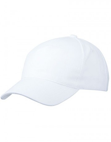 Myrtle Beach 5 panelen cap heavy cotton MB092 wit