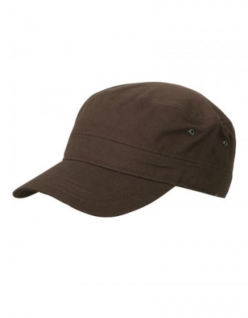 Myrtle Beach Military Cap MB095 donkerbruin
