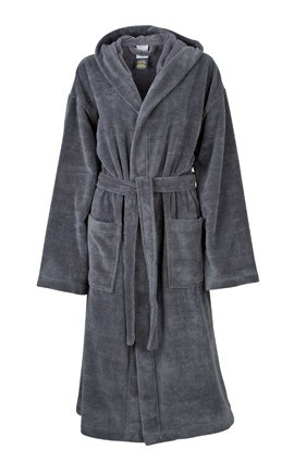 Myrtle Beach Functionele badjas met kap MB434 carbon