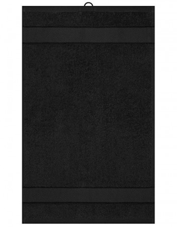 Myrtle Beach handdoek 5 maten en washandje MB440-MB445 zwart