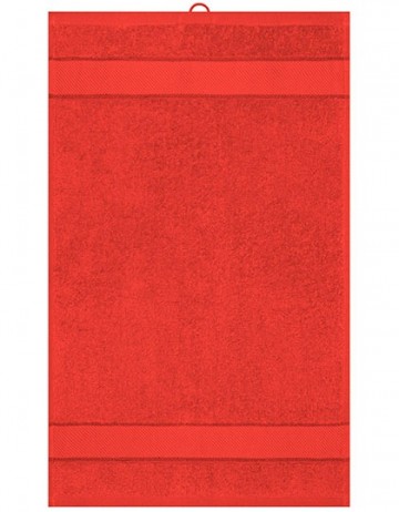 Myrtle Beach handdoek 5 maten en washandje MB440-MB445 grenadine rood