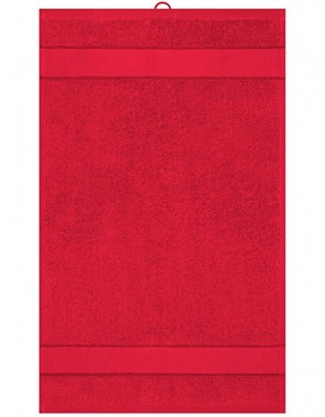 Myrtle Beach handdoek 5 maten en washandje MB440-MB445 orientaal rood