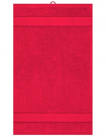 Myrtle Beach handdoek 5 maten en washandje MB440-MB445 rood