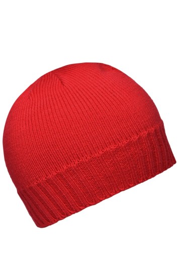 Myrtle Beach Rib beanie MB503 rood